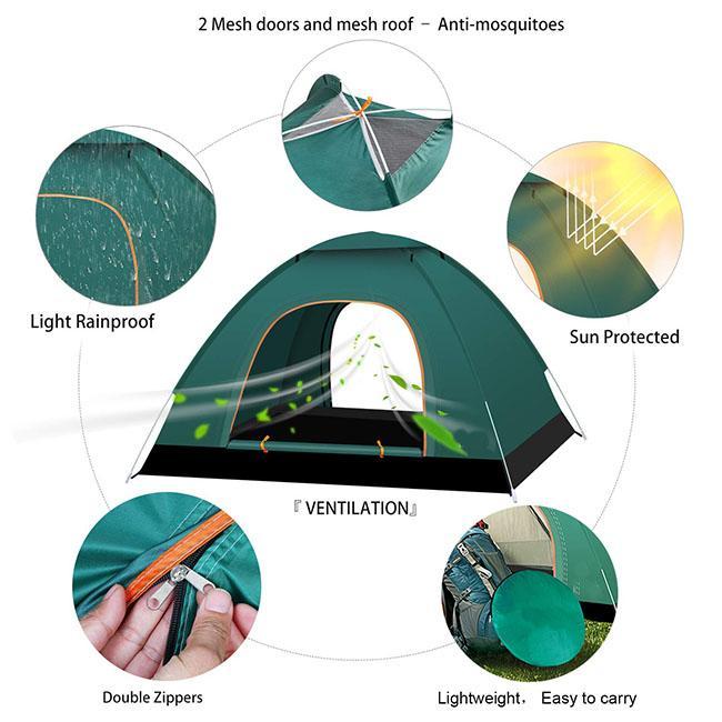 【Free Worldwide Shipping】Fast Pop Up, Easy Fold Back, Automatic Tent
