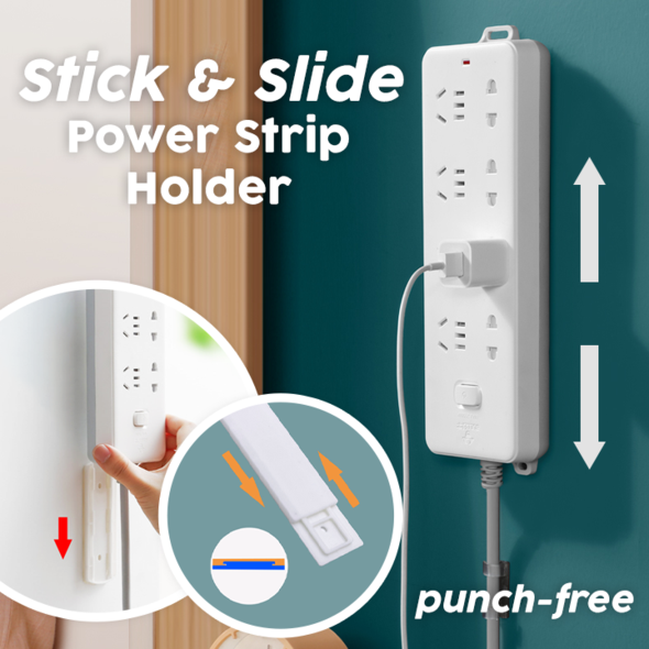 Power Strip Wall Mounted Fixer