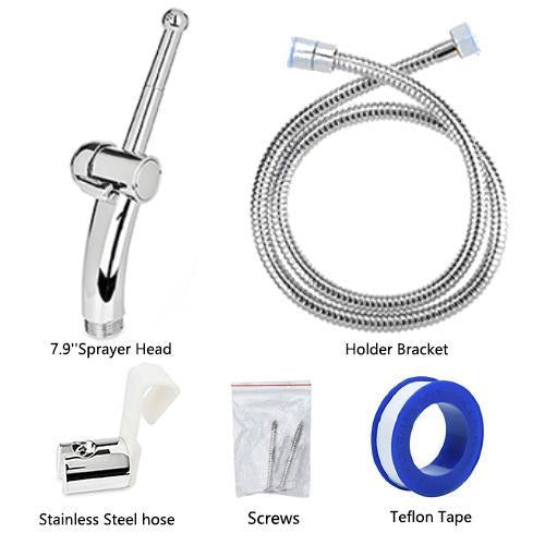 Handheld Bidet Sprayer Kit-Adjustable Pressure Control