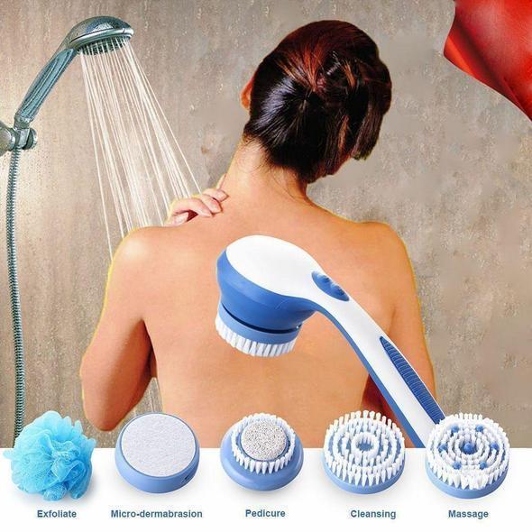Electric Spinning Spa Body Massage Shower Brush