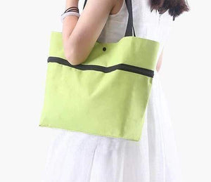 Shopping bag folding green bag