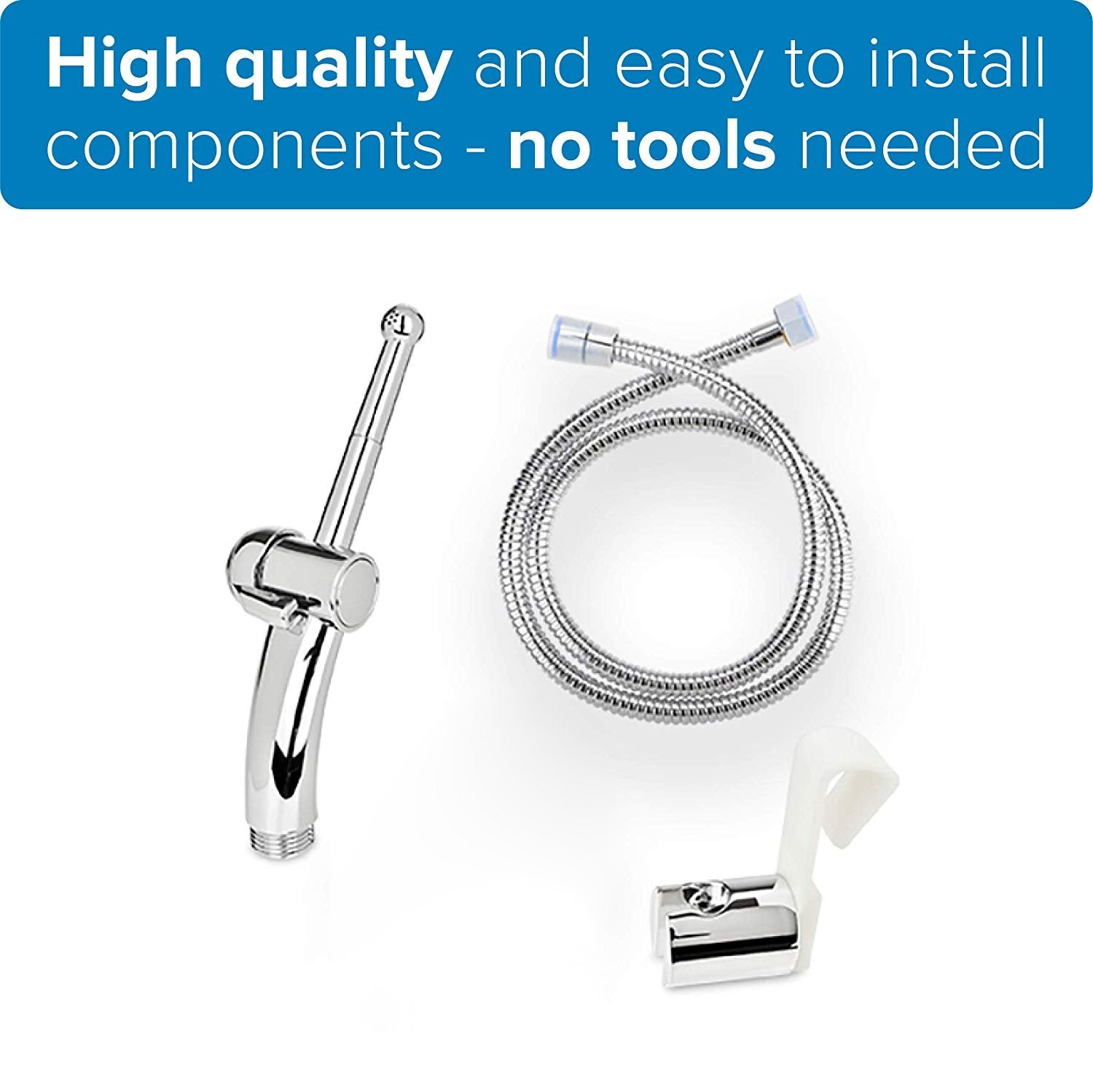 Handheld Bidet Sprayer Kit-Adjustable Pressure Control