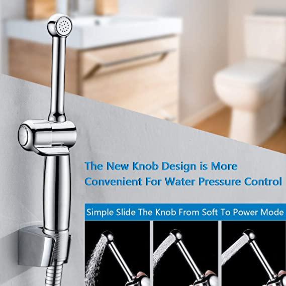 Handheld Bidet Sprayer Kit-Adjustable Pressure Control
