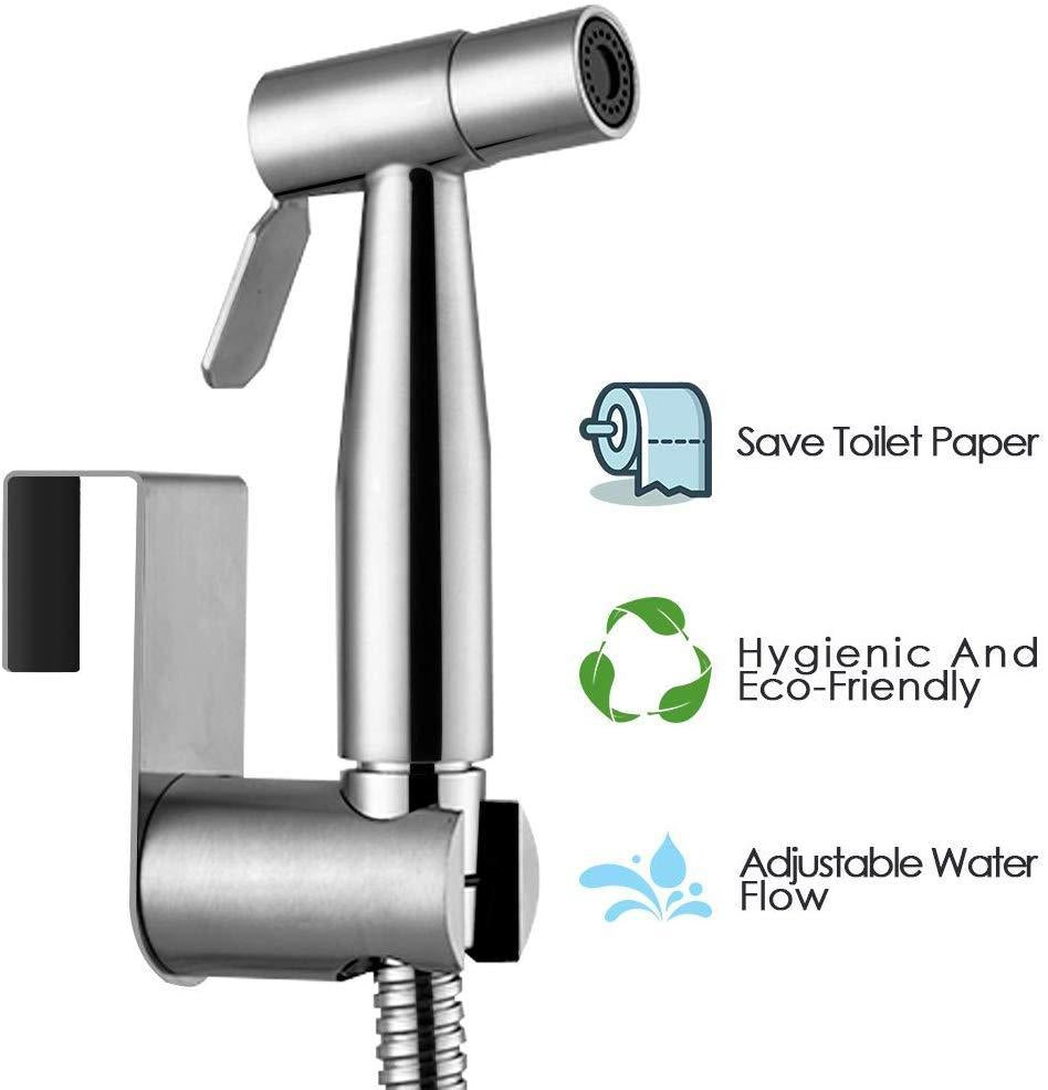 Handheld Bidet Sprayer Kit-Adjustable Pressure Control