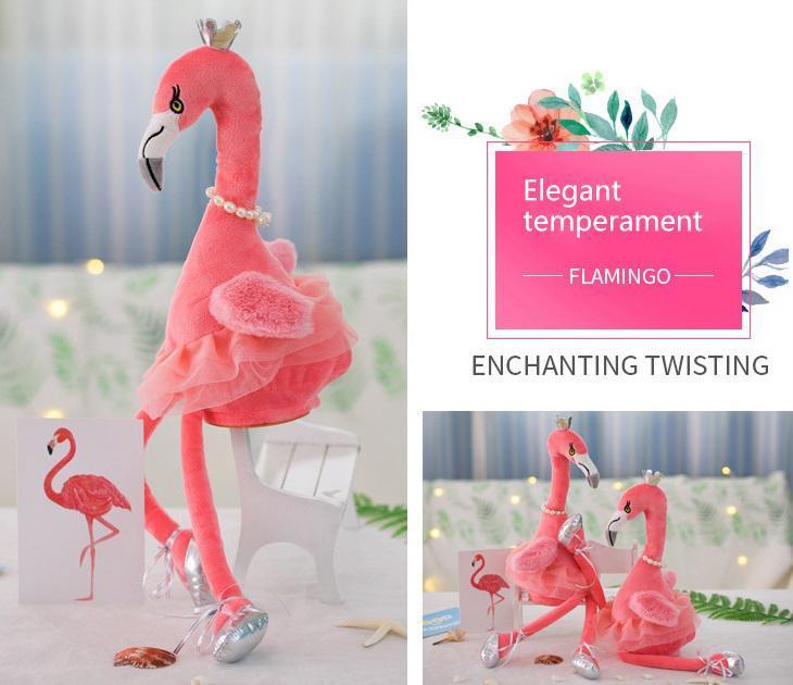 Elegant singing flamingo Plush Toy